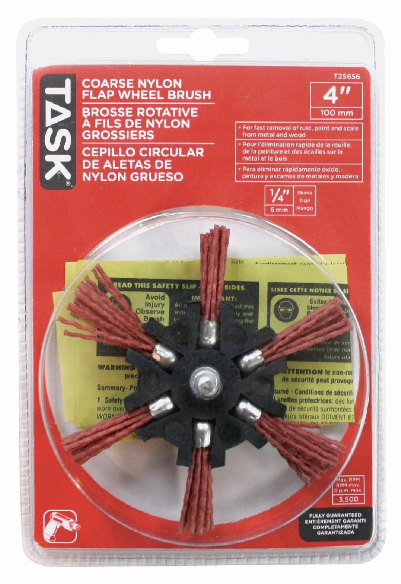 BRUSH 4" NYLON FLAP 1 BRUSH 4" NYLON FLAP