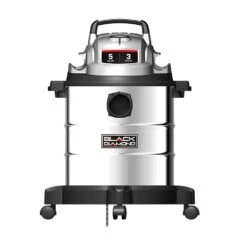BLACK DIAMOND VACUUM WET DRY 5 GALLON STAINLESS